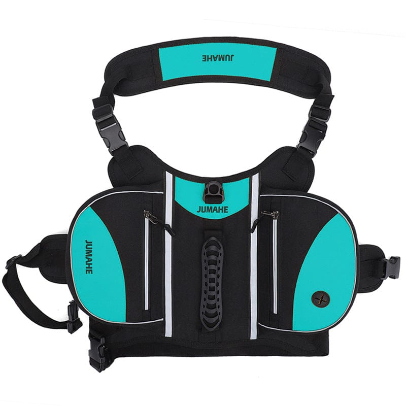 Spud Jax Petshop Blue Reflective Dog Saddle Harness with Storage Bags - Adjustable Pet Backpack for Outdoor Adventures Blue Reflective Dog Saddle Harness with Storage Bags - Adjustable Pet Backpack for Outdoor Adventures Pet Care &gt; Dog Supplies &gt; Dog Apparel