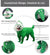 Spud Jax Petshop L Green Waterproof Full-Cover Pet Raincoat with Hood and Booties L Green Waterproof Full-Cover Pet Raincoat with Hood and Booties Pet Care > Dog Supplies > Dog Apparel