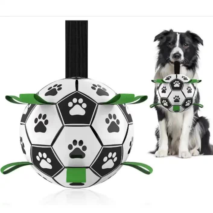 Spud Jax Petshop 15*15cm Interactive Dog Toy Soccer Ball with Rope | Outdoor Fetch & Tug Play for Dogs | Training & Exercise Pet Toy 15*15cm Interactive Dog Toy Soccer Ball with Rope | Outdoor Fetch & Tug Play for Dogs | Training & Exercise Pet Toy Pet Care > Toys > Dog Toys