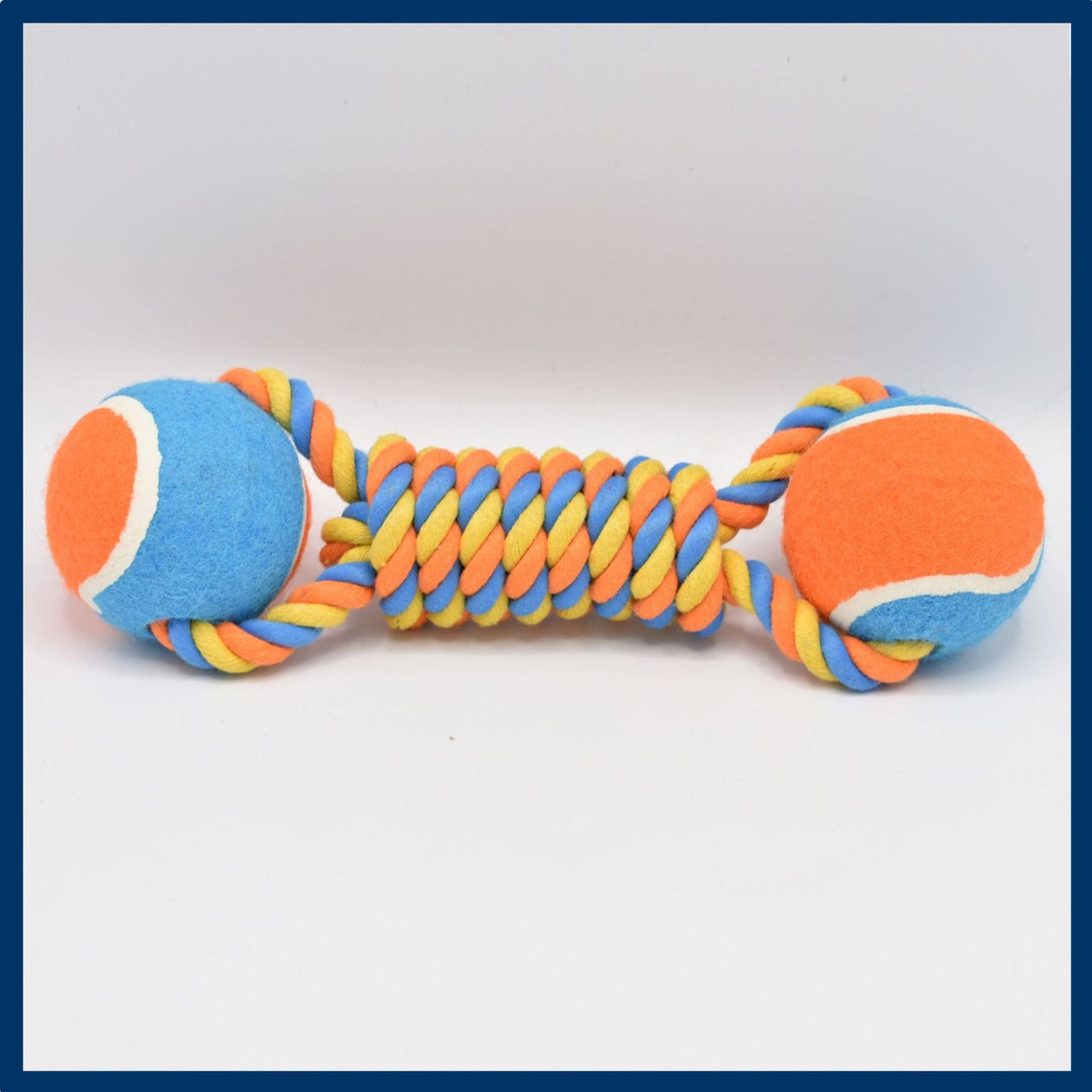Spud Jax Petshop 2 PCS Orange Durable Cotton Rope and Tennis Ball Dog Toy Set - Chew Resistant Tug Toys with Rope Dumbbell - Perfect for Dogs of All Sizes 2 PCS Orange Durable Cotton Rope and Tennis Ball Dog Toy Set - Chew Resistant Tug Toys with Rope Dumbbell - Perfect for Dogs of All Sizes Pet Care &gt; Toys &gt; Dog Toys