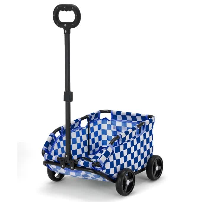 Spud Jax Petshop Blue Lattice Compact Foldable Pet Stroller for Dogs and Cats - Lightweight Travel Pushchair for Small Pets, Teddy Dogs, and Cats - Portable and Collapsible Pet Buggy for Outdoor Adventures Blue Lattice Compact Foldable Pet Stroller for Dogs and Cats - Lightweight Travel Pushchair for Small Pets, Teddy Dogs, and Cats - Portable and Collapsible Pet Buggy for Outdoor Adventures Tools &gt; Tools Storage &gt; Utility Trolleys