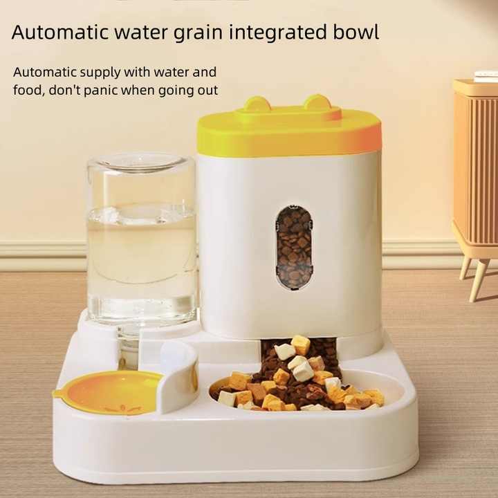 Spud Jax Petshop Grey Automatic Pet Feeder and Water Dispenser - Smart Dog Bowl & Cat Feeder, Universal Pet Feeding Station, Electric Pet Water Fountain Grey Automatic Pet Feeder and Water Dispenser - Smart Dog Bowl & Cat Feeder, Universal Pet Feeding Station, Electric Pet Water Fountain Pet Care > Cat Supplies > Cat Bowls, Feeders & Waterers