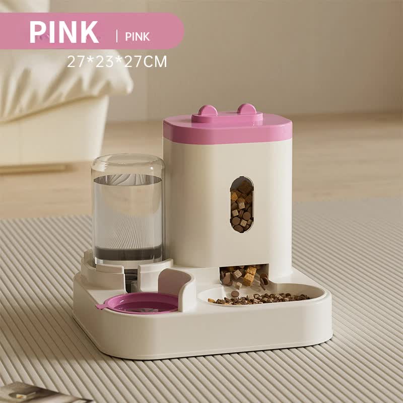 Spud Jax Petshop Pink Automatic Pet Feeder and Water Dispenser - Smart Dog Bowl &amp; Cat Feeder, Universal Pet Feeding Station, Electric Pet Water Fountain Pink Automatic Pet Feeder and Water Dispenser - Smart Dog Bowl &amp; Cat Feeder, Universal Pet Feeding Station, Electric Pet Water Fountain Pet Care &gt; Cat Supplies &gt; Cat Bowls, Feeders &amp; Waterers