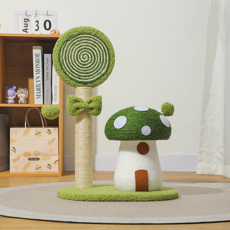 Spud Jax Petshop Green Durable Mushroom Cat Scratching Post - Anti-Slip, No Debris Cat Scratch Pad with Sofa Protection for Small Cats Green Durable Mushroom Cat Scratching Post - Anti-Slip, No Debris Cat Scratch Pad with Sofa Protection for Small Cats Pet Care > Cat Supplies > Cat Scratching Posts