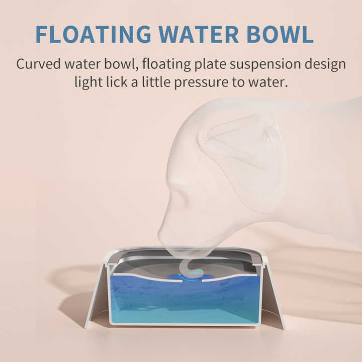 Spud Jax Petshop Grey Anti-Spill Floating Pet Water Bowl for Dogs and Cats - 1L Capacity, Splash-Proof and Anti-Wet Mouth Design Grey Anti-Spill Floating Pet Water Bowl for Dogs and Cats - 1L Capacity, Splash-Proof and Anti-Wet Mouth Design Pet Care > Dog Supplies > Dog Bowls, Feeders & Waterers