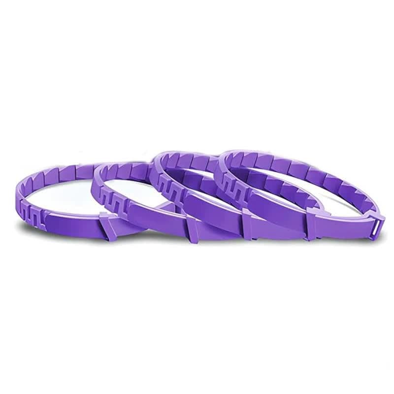 Purple Calming Collars for Dogs - Natural Stress Relief, Adjustable, 4 Pack