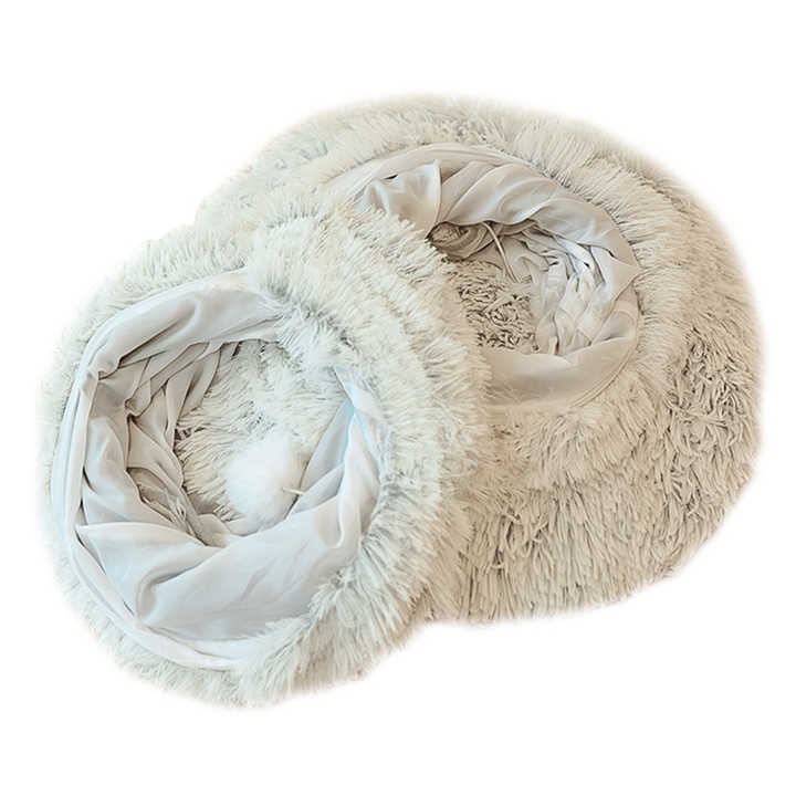 Spud Jax Petshop Rainbow Luxury Plush Cat Bed with Hidden Tunnel - Soft Round Pet Bed for Cats and Small Dogs Rainbow Luxury Plush Cat Bed with Hidden Tunnel - Soft Round Pet Bed for Cats and Small Dogs Pet Care > Cat Supplies > Cat Furniture