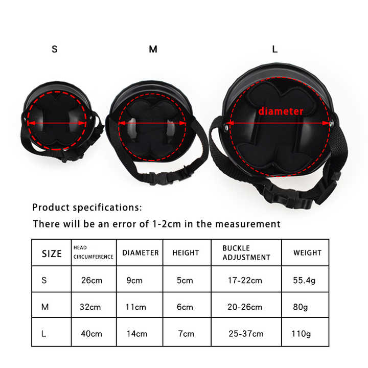 Spud Jax Petshop Size L Black Pet Helmet & Goggles Set - Adjustable Safety Gear for Dogs, UV Protection, Durable ABS Material, Stylish Outdoor Accessory Size L Black Pet Helmet & Goggles Set - Adjustable Safety Gear for Dogs, UV Protection, Durable ABS Material, Stylish Outdoor Accessory Pet Care > Dog Supplies > Dog Collars, Leads & Harnesses