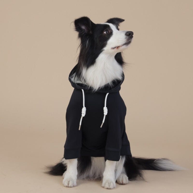 Spud Jax Petshop 2XL Black Cute Dog Hoodie with Adjustable Drawstring - Available in Various Sizes 2XL Black Cute Dog Hoodie with Adjustable Drawstring - Available in Various Sizes Pet Care > Dog Supplies > Dog Apparel