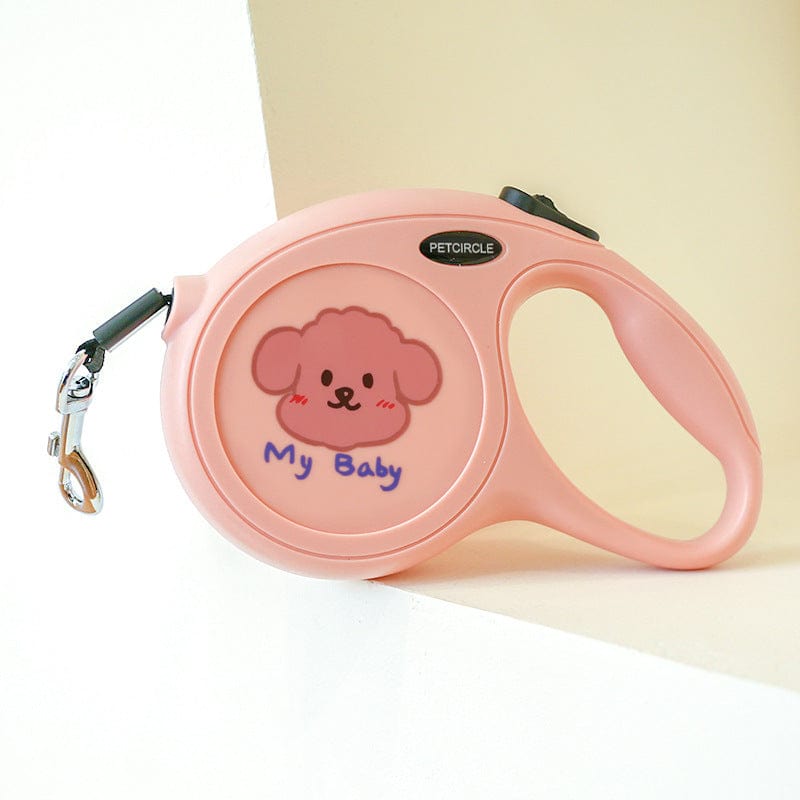 Spud Jax Petshop Pink 5m Cartoon Retractable Dog Leash for Golden Retriever & Poodle Puppies - Durable, Tangle-Free Pet Walking Essential Pink 5m Cartoon Retractable Dog Leash for Golden Retriever & Poodle Puppies - Durable, Tangle-Free Pet Walking Essential Pet Care > Dog Supplies > Dog Collars, Leads & Harnesses