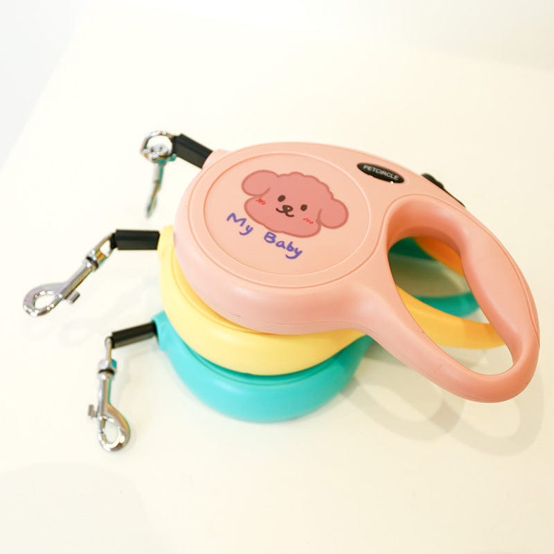 Spud Jax Petshop Yellow Together 5m Cartoon Retractable Dog Leash for Golden Retriever & Poodle Puppies - Durable, Tangle-Free Pet Walking Essential Yellow Together 5m Cartoon Retractable Dog Leash for Golden Retriever & Poodle Puppies - Durable, Tangle-Free Pet Walking Essential Pet Care > Dog Supplies > Dog Collars, Leads & Harnesses