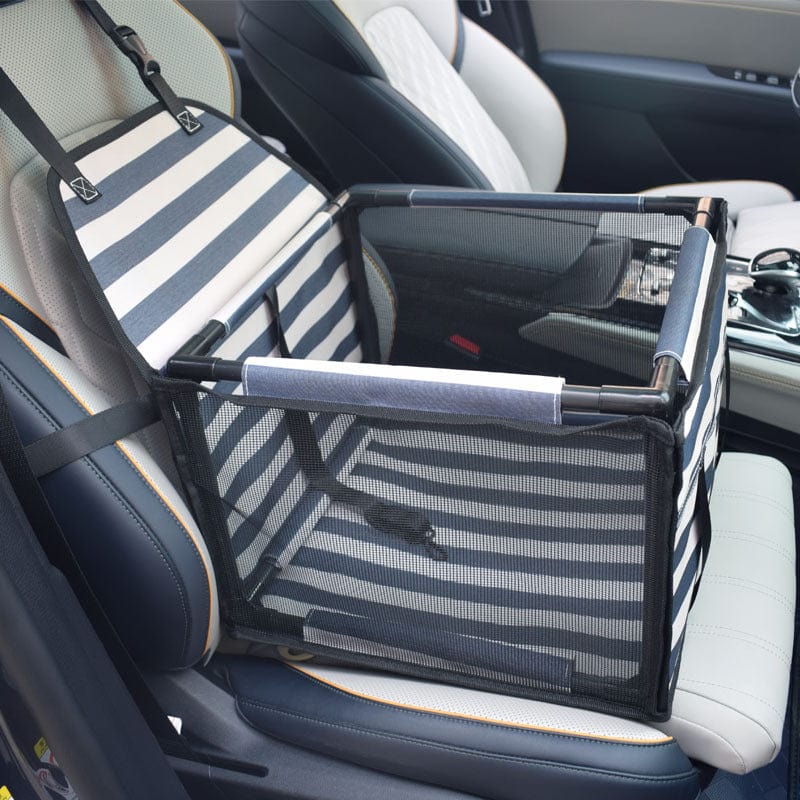 Spud Jax Petshop Stripe Easy Install Dog Car Seat - Mesh Booster for Small Pets Stripe Easy Install Dog Car Seat - Mesh Booster for Small Pets Pet Care > Dog Supplies > Cat & Dog Flaps