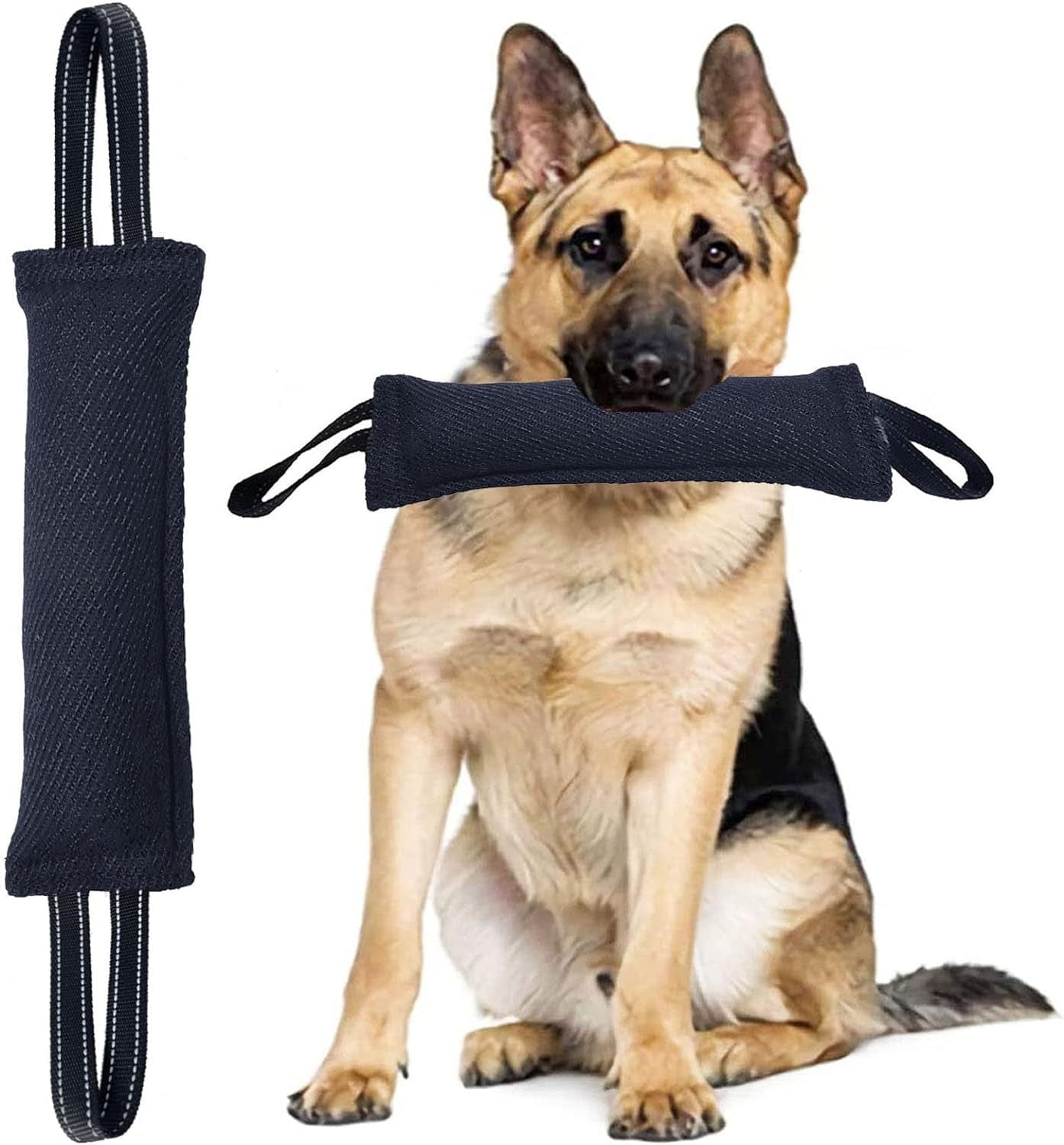 Spud Jax Petshop Black Durable 2-Pack Tug-of-War Dog Training Toy - Tear-Resistant, Safe & Interactive for All Breeds Black Durable 2-Pack Tug-of-War Dog Training Toy - Tear-Resistant, Safe & Interactive for All Breeds Pet Care > Dog Supplies > Dog Training Aids