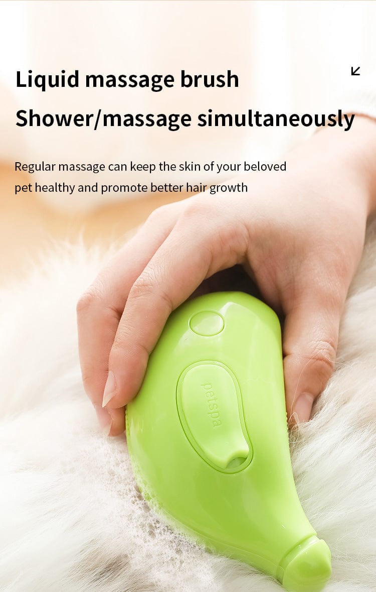 Spud Jax Petshop 2 PCS Yellow Banana Electric Pet Brush | One-Click Spray, Massage, & Hair Removal 2 PCS Yellow Banana Electric Pet Brush | One-Click Spray, Massage, & Hair Removal Pet Care > Cleaning & Maintenance > Pet Grooming Supplies