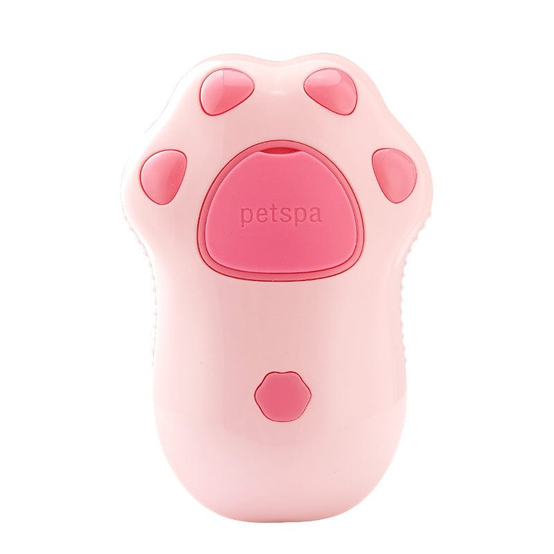 Spud Jax Petshop 2 PCS Pink Cat Paw Electric Pet Brush | One-Click Spray, Massage, &amp; Hair Removal 2 PCS Pink Cat Paw Electric Pet Brush | One-Click Spray, Massage, &amp; Hair Removal Pet Care &gt; Cleaning &amp; Maintenance &gt; Pet Grooming Supplies