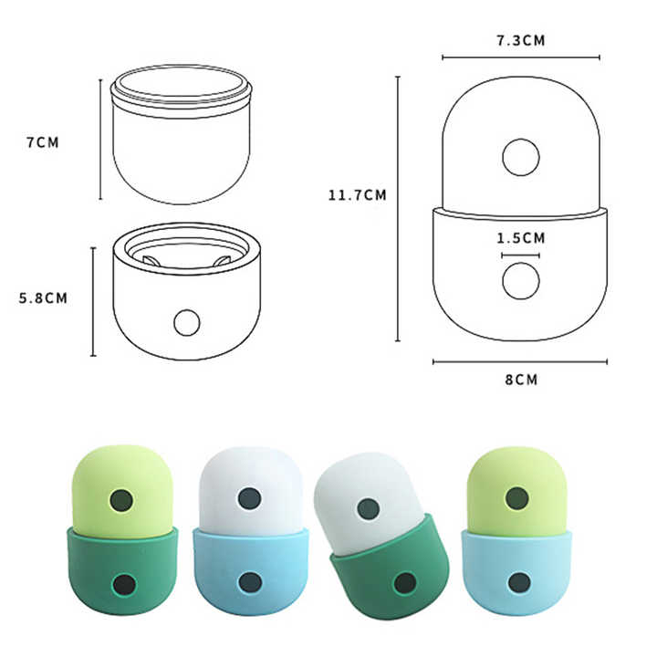 Spud Jax Petshop 2 Pcs White And Green Interactive Pet Treat Dispensing Ball - Food-Grade Silicone Rolling Toy for Dogs with 1.5 cm Leakage Hole 2 Pcs White And Green Interactive Pet Treat Dispensing Ball - Food-Grade Silicone Rolling Toy for Dogs with 1.5 cm Leakage Hole Pet Care > Toys > Dog Toys