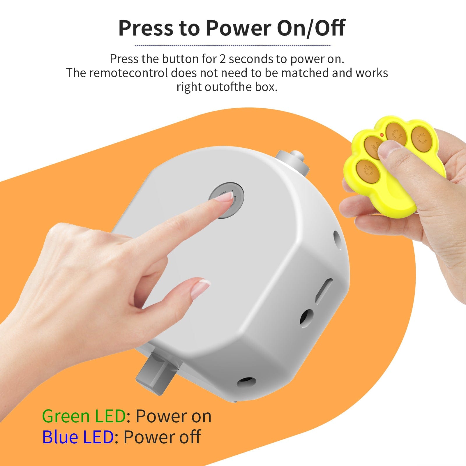 Spud Jax Petshop Interactive Auto Pet Toy Ball with Remote Control - USB Rechargeable, LED Lights, Sturdy & Waterproof(yellow) Interactive Auto Pet Toy Ball with Remote Control - USB Rechargeable, LED Lights, Sturdy & Waterproof(yellow) Pet Care > Dog Supplies > Dog Training Aids