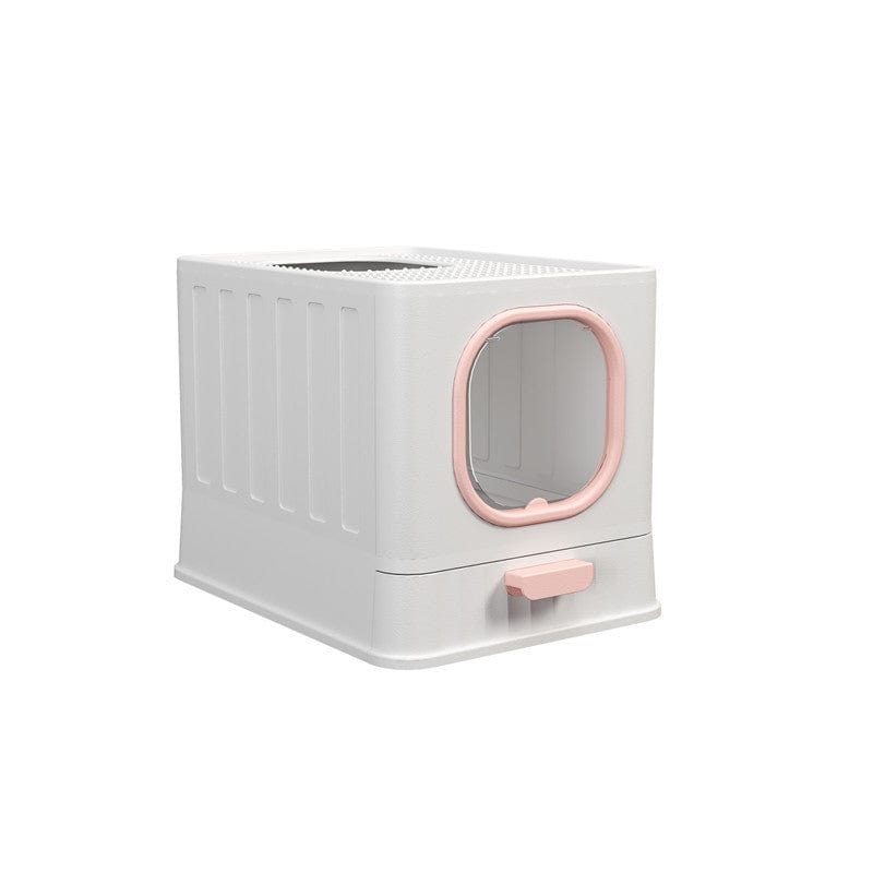 Spud Jax Petshop Plastic folding fully enclosed cat litter box pink 38 * 51 * 39CM Plastic folding fully enclosed cat litter box pink 38 * 51 * 39CM Pet Care &gt; Cleaning &amp; Maintenance &gt; Pet Cleaning Supplies