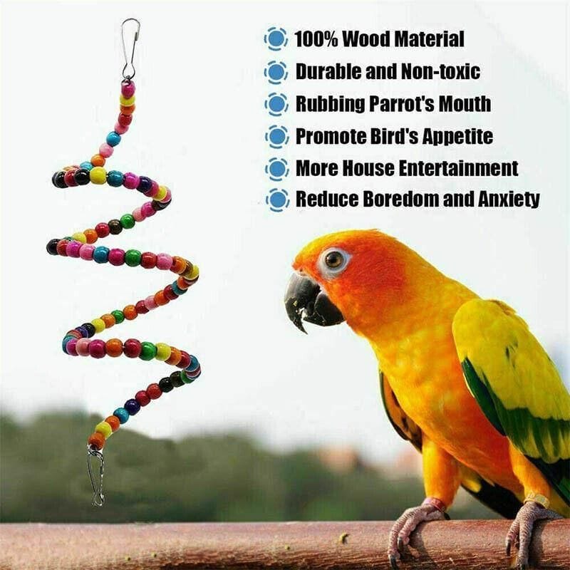 Spud Jax Petshop 10pcs Parrot Toys Set 10pcs Parrot Toys Set Pet Care > Bird > Bird Cage Accessories
