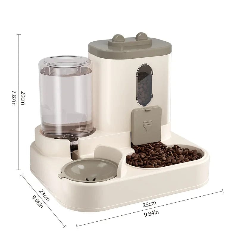 Spud Jax Petshop 2-in-1 Automatic Cat Food & Water Dispenser 2-in-1 Automatic Cat Food & Water Dispenser Pet Care > Dog Supplies > Dog Bowls, Feeders & Waterers