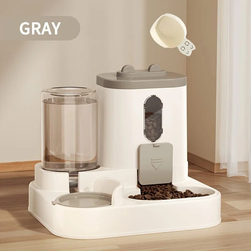 Spud Jax Petshop 2-in-1 Automatic Cat Food & Water Dispenser 2-in-1 Automatic Cat Food & Water Dispenser Pet Care > Dog Supplies > Dog Bowls, Feeders & Waterers