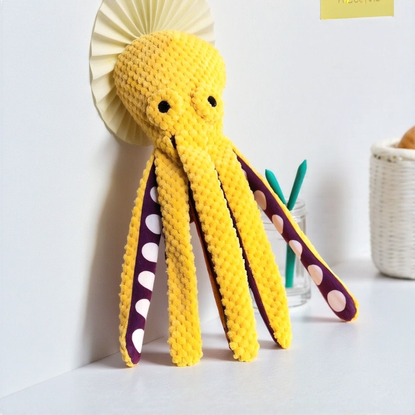 Spud Jax Petshop 2-Pack Yellow Plush Octopus 2-Pack Yellow Plush Octopus Pet Care > Toys > Dog Toys