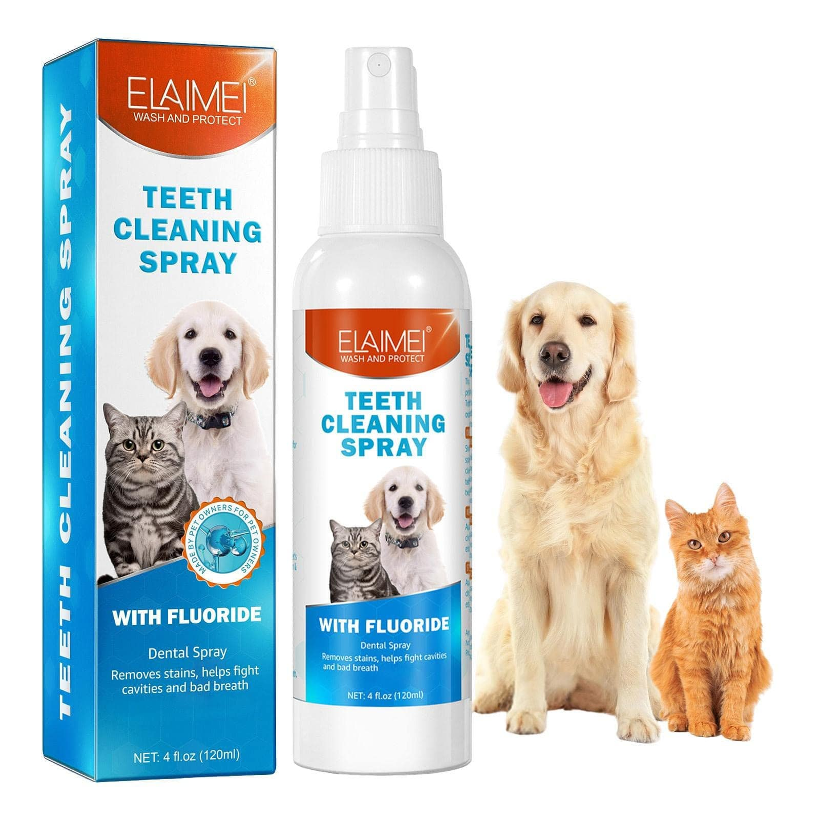 Spud Jax Petshop 2 Pcs Pet Oral Breath Freshener Spray 120ML EACH 2 Pcs Pet Oral Breath Freshener Spray 120ML EACH Pet Care > Cleaning & Maintenance > Pet Grooming Supplies