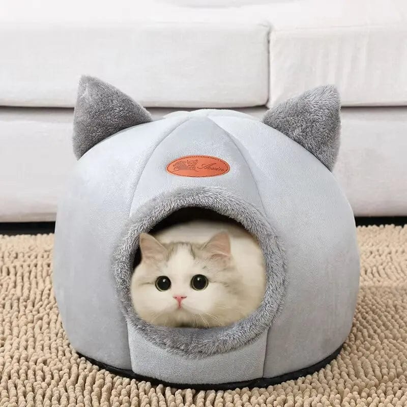 Spud Jax Petshop 2024 Cat House Bed Soft Washable Grey 36cm 2024 Cat House Bed Soft Washable Grey 36cm Pet Care > Cat Supplies > Cat Litter