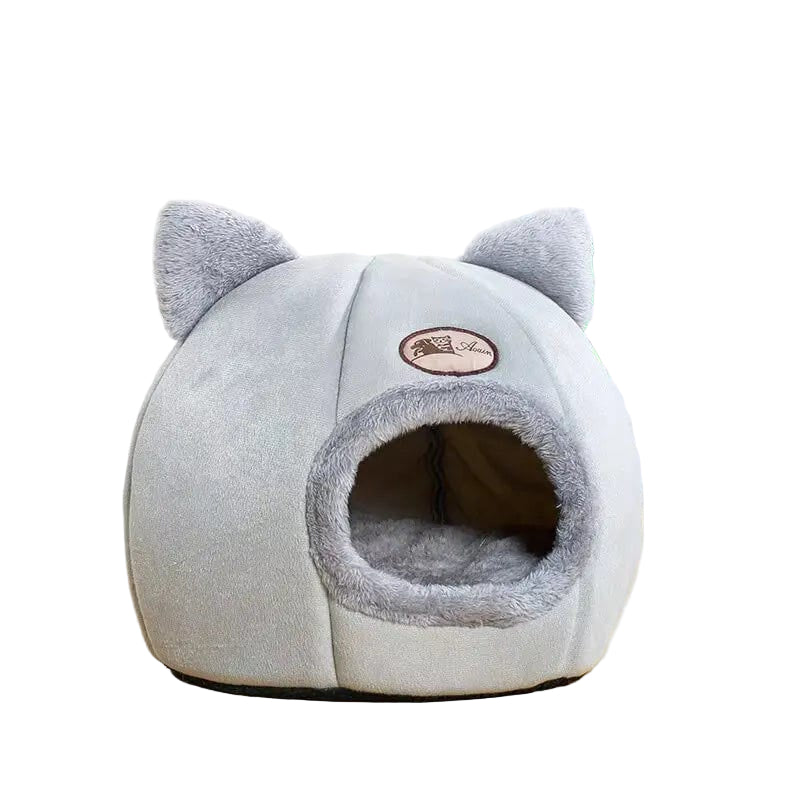 Spud Jax Petshop 2024 Cat House Bed Soft Washable Grey 36cm 2024 Cat House Bed Soft Washable Grey 36cm Pet Care > Cat Supplies > Cat Litter