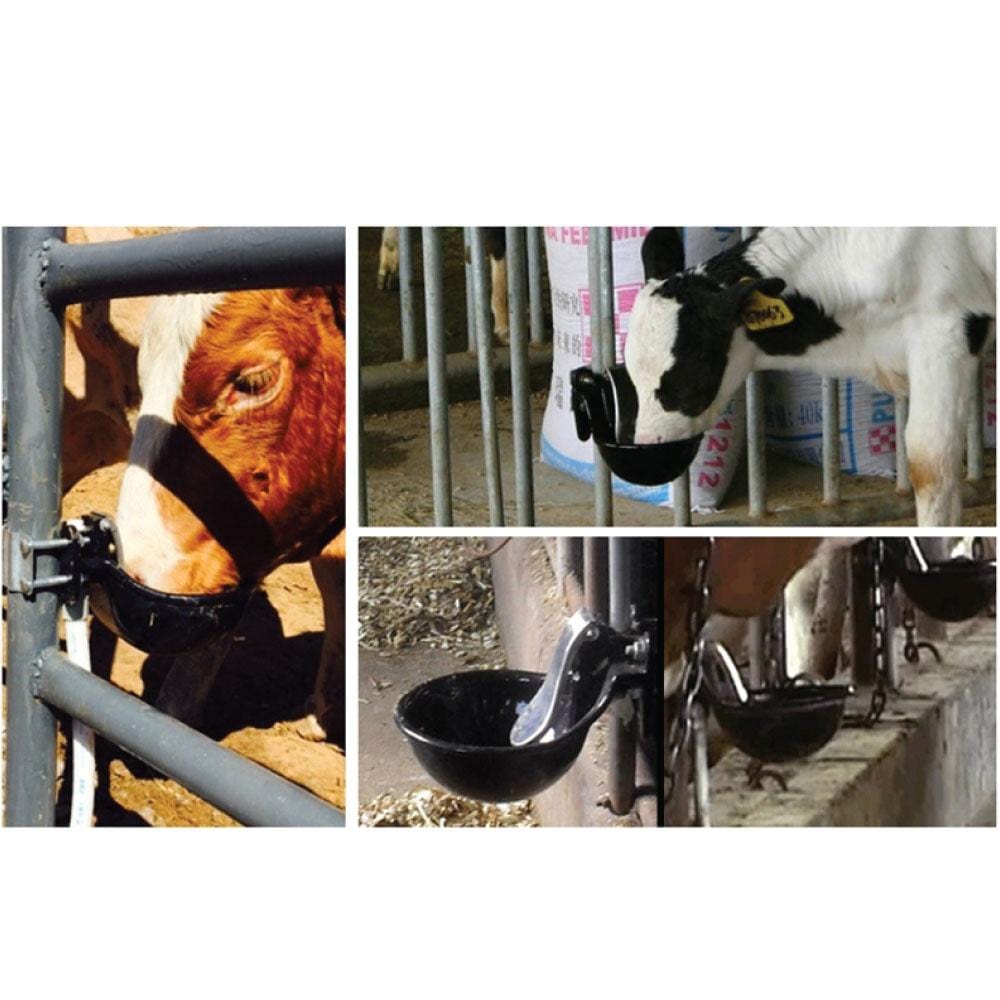 Spud Jax Petshop 25cm Cattle Drinking Bowl - Iron Cast Mounted Automatic Water Cow Horse Trough 25cm Cattle Drinking Bowl - Iron Cast Mounted Automatic Water Cow Horse Trough Pet Care > Farm Supplies > Farm Equipment