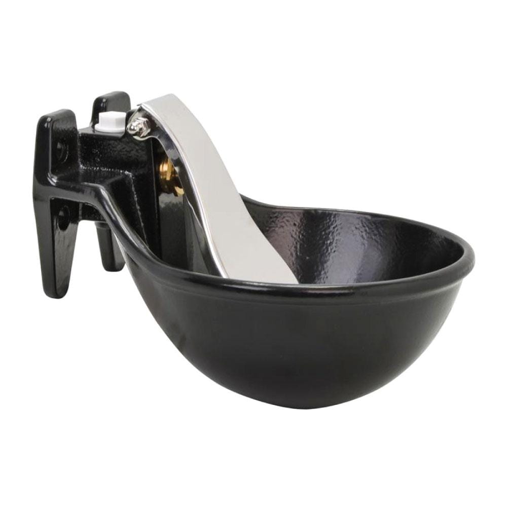 Spud Jax Petshop 25cm Cattle Drinking Bowl - Iron Cast Mounted Automatic Water Cow Horse Trough 25cm Cattle Drinking Bowl - Iron Cast Mounted Automatic Water Cow Horse Trough Pet Care > Farm Supplies > Farm Equipment