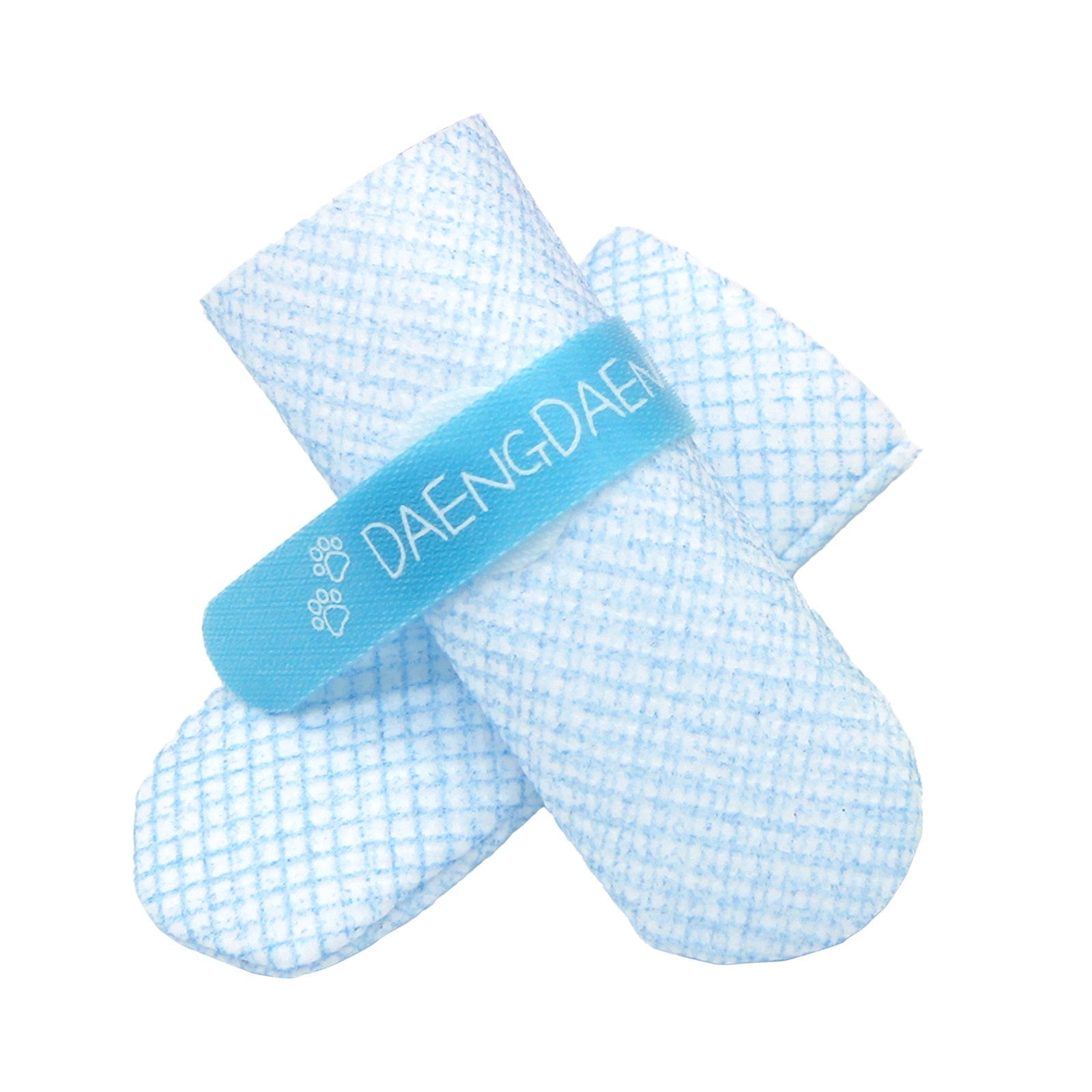 Spud Jax Petshop 28pc X Dog Shoes Waterproof Disposable Boots Anti-Slip Pet Socks S BLUE Pet Care > Dog Supplies