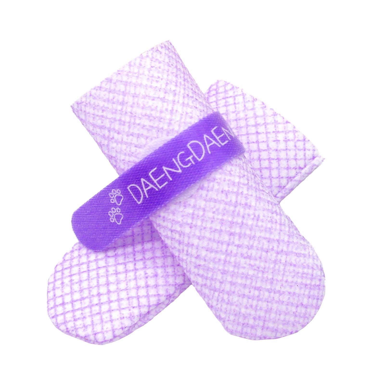 Spud Jax Petshop 28pc X Dog Shoes Waterproof Disposable Boots Anti-Slip Pet Socks S VIOLET Pet Care > Dog Supplies