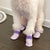 Spud Jax Petshop 28pc X Dog Shoes Waterproof Disposable Boots Anti-Slip Pet Socks S VIOLET Pet Care > Dog Supplies