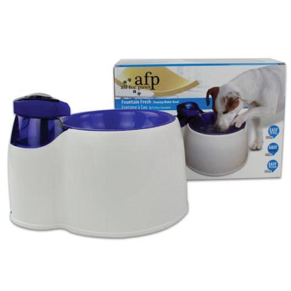 Spud Jax Petshop 2L Fountain Fresh Pet Water Filter Bowl - Interactive Dog Cat Purifier 2L Fountain Fresh Pet Water Filter Bowl - Interactive Dog Cat Purifier Pet Care > Dog Supplies > Dog Bowls, Feeders & Waterers