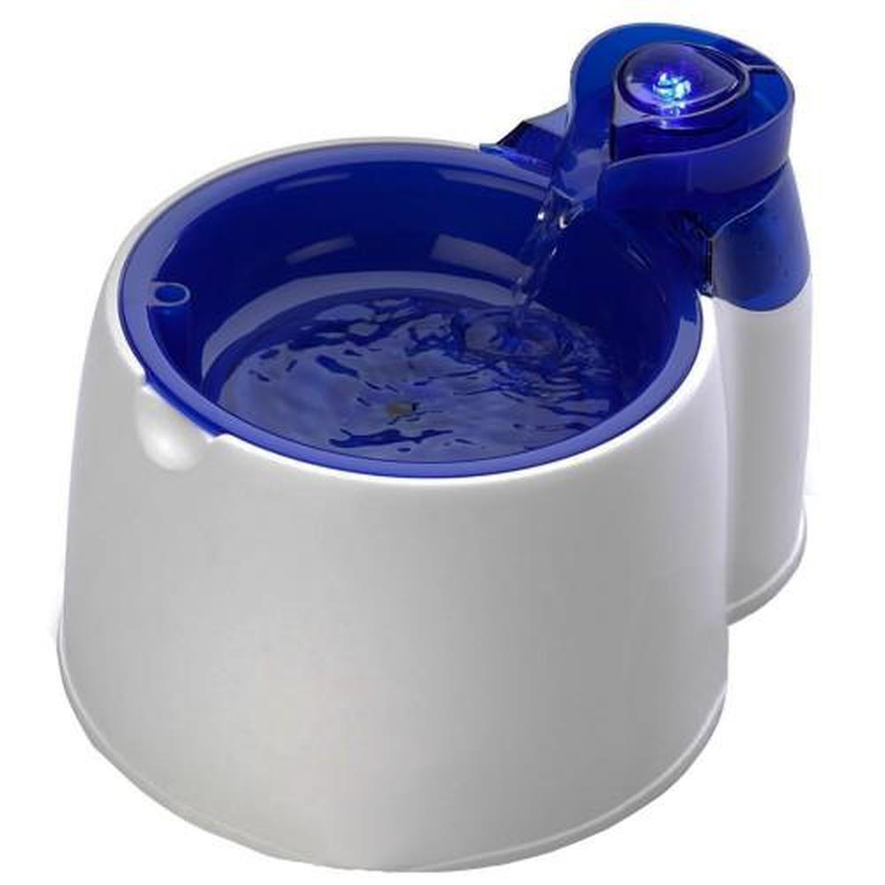 Spud Jax Petshop 2L Fountain Fresh Pet Water Filter Bowl - Interactive Dog Cat Purifier 2L Fountain Fresh Pet Water Filter Bowl - Interactive Dog Cat Purifier Pet Care > Dog Supplies > Dog Bowls, Feeders & Waterers