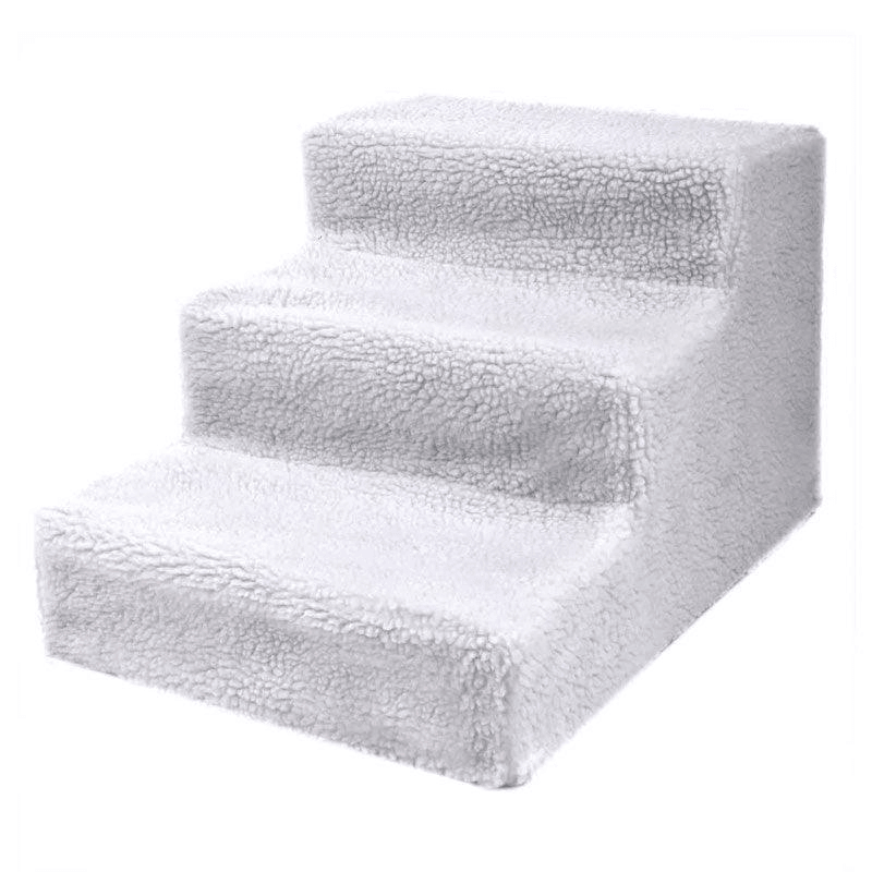 Spud Jax Petshop 3 Steps Pet Stairs with Soft Cover for Small Dogs and Cats Portable Climbing Ramp 3 Steps Pet Stairs with Soft Cover for Small Dogs and Cats Portable Climbing Ramp Pet Care > Dog Supplies > Dog Steps & Ramps