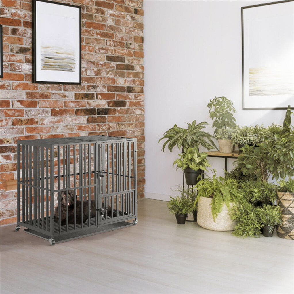 Spud Jax Petshop 38 Heavy Duty Dog Cage Large XL XXL Pet Kennel on Wheels 38 Heavy Duty Dog Cage Large XL XXL Pet Kennel on Wheels Pet Care > Dog Supplies > Dog Kennels