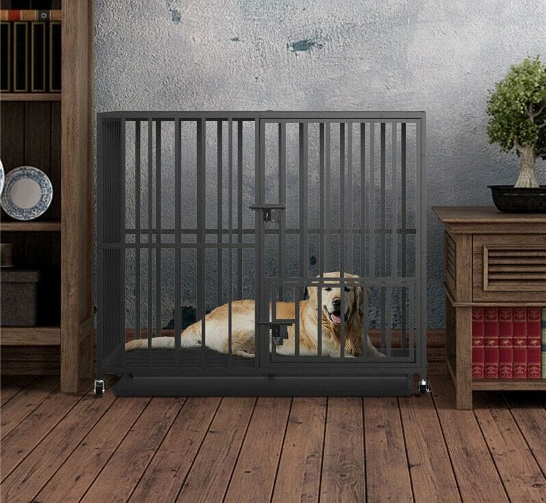 Spud Jax Petshop 38 Heavy Duty Dog Cage Large XL XXL Pet Kennel on Wheels 38 Heavy Duty Dog Cage Large XL XXL Pet Kennel on Wheels Pet Care > Dog Supplies > Dog Kennels