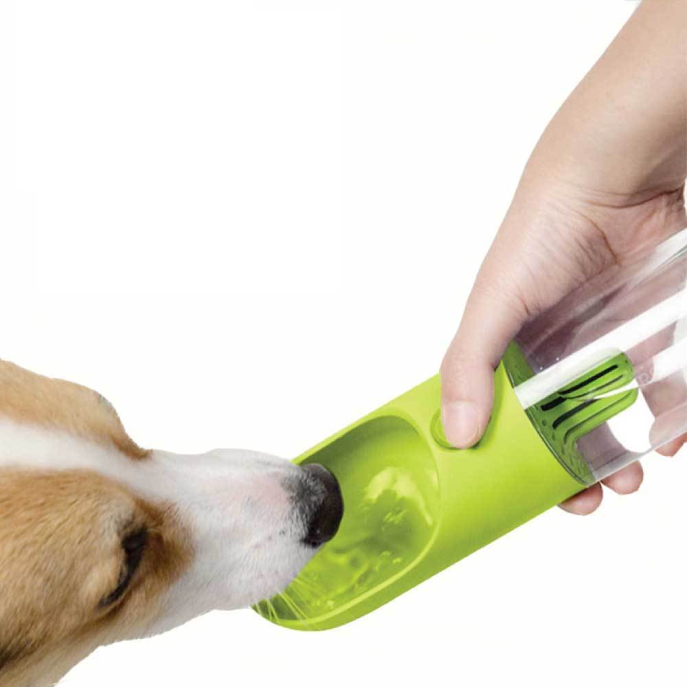 Spud Jax Petshop 380ml Portable Pet Water Bottle with Filter - Travel Drinking Cup For Dogs Cats 380ml Portable Pet Water Bottle with Filter - Travel Drinking Cup For Dogs Cats Pet Care > Dog Supplies > Dog Bowls, Feeders & Waterers