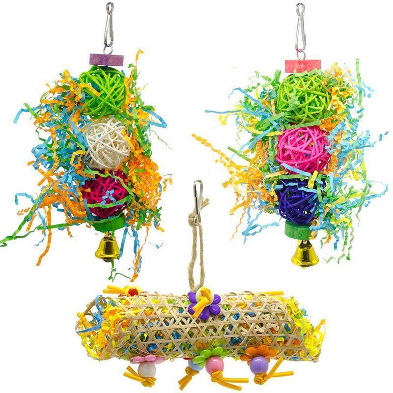 Spud Jax Petshop 3PCS Bird Toys 3PCS Bird Toys Pet Care > Bird > Bird Cage Accessories