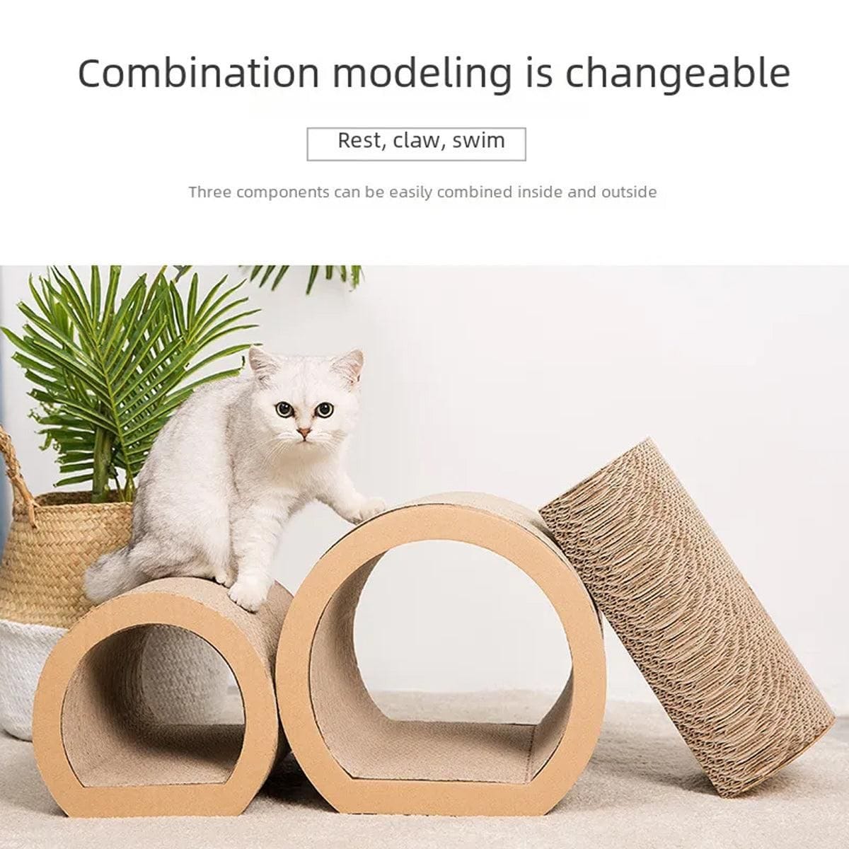 Spud Jax Petshop 3pcs Cat Scratching Tunnel Wearable Claw Sharpening Toys for Cats Pet Play 3pcs Cat Scratching Tunnel Wearable Claw Sharpening Toys for Cats Pet Play Pet Care > Cat Supplies > Cat Scratchers