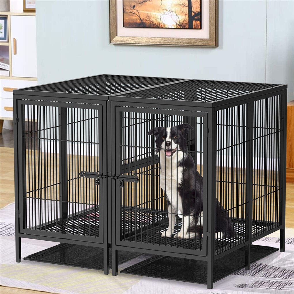 Spud Jax Petshop 52 XXXL Heavy Duty Dog Cage Large Breed Kennel on Wheels 52 XXXL Heavy Duty Dog Cage Large Breed Kennel on Wheels Pet Care > Dog Supplies > Dog Kennels