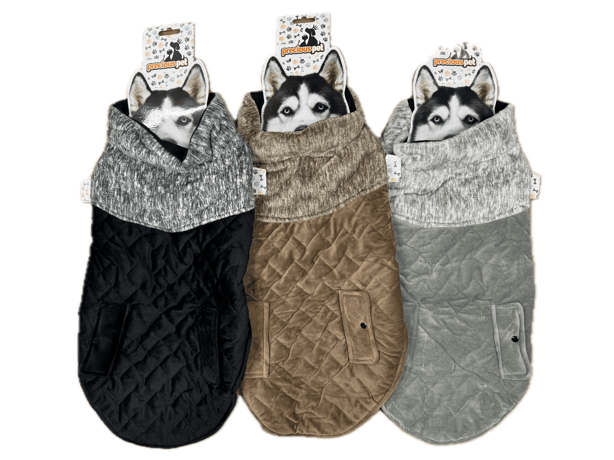 Spud Jax Petshop 60cm Quilted Dog Jacket Coat Warm Winter Pet Clothes Vest Padded Windbreaker 60cm Quilted Dog Jacket Coat Warm Winter Pet Clothes Vest Padded Windbreaker Pet Care > Dog Supplies