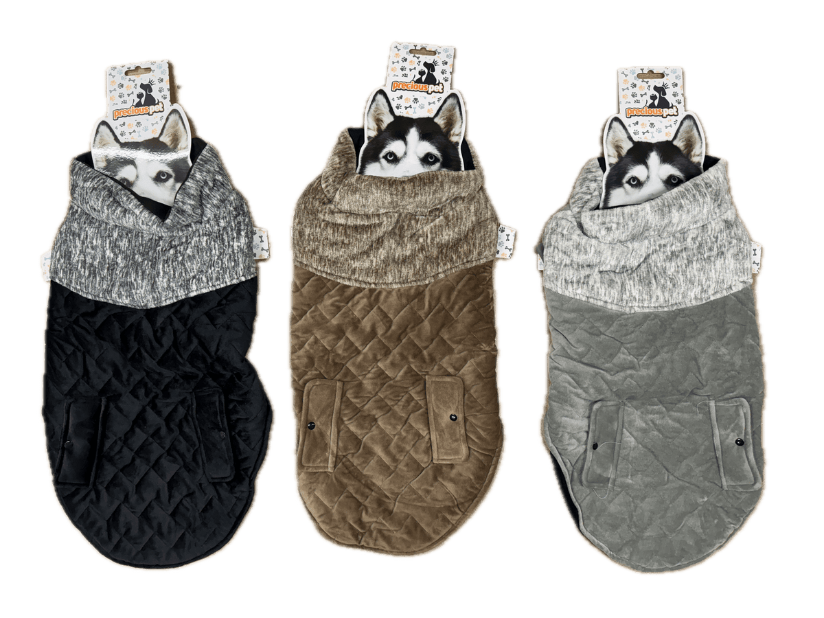 Spud Jax Petshop 60cm Quilted Dog Jacket Coat Warm Winter Pet Clothes Vest Padded Windbreaker 60cm Quilted Dog Jacket Coat Warm Winter Pet Clothes Vest Padded Windbreaker Pet Care > Dog Supplies