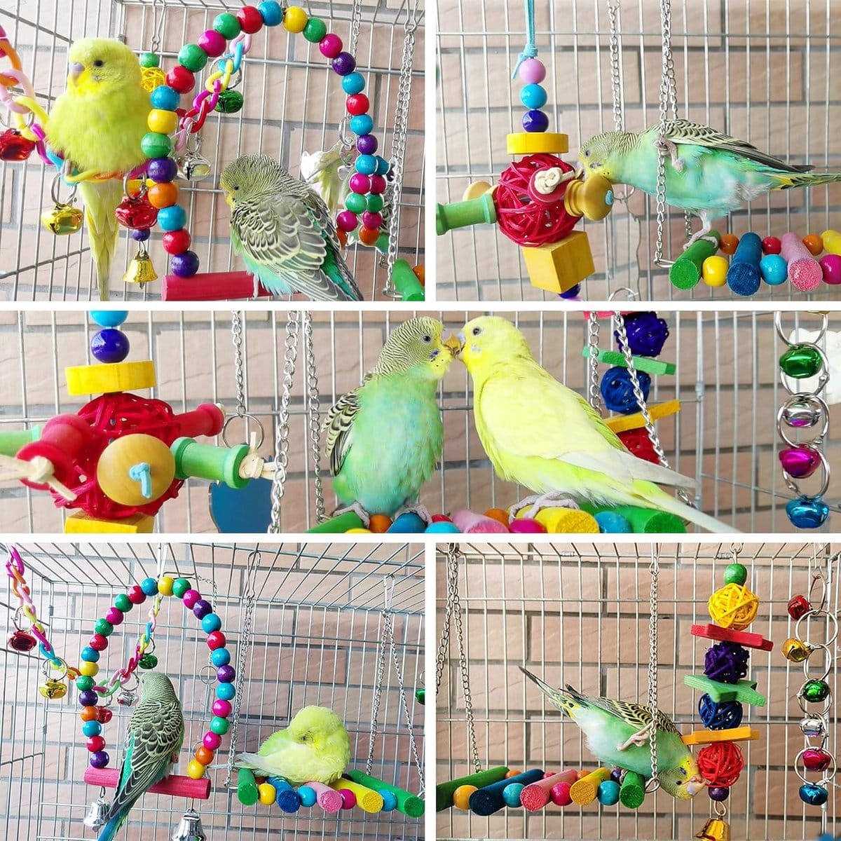 Spud Jax Petshop 8 pieces - Bird toys 8 pieces - Bird toys Pet Care > Bird > Bird Cage Accessories