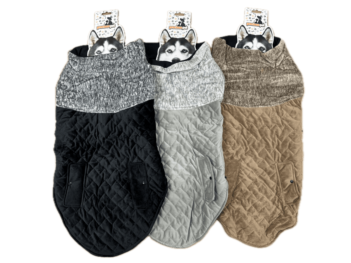 Spud Jax Petshop 80cm Quilted Dog Jacket Coat Warm Winter Pet Clothes Vest Padded Windbreaker 80cm Quilted Dog Jacket Coat Warm Winter Pet Clothes Vest Padded Windbreaker Pet Care > Dog Supplies
