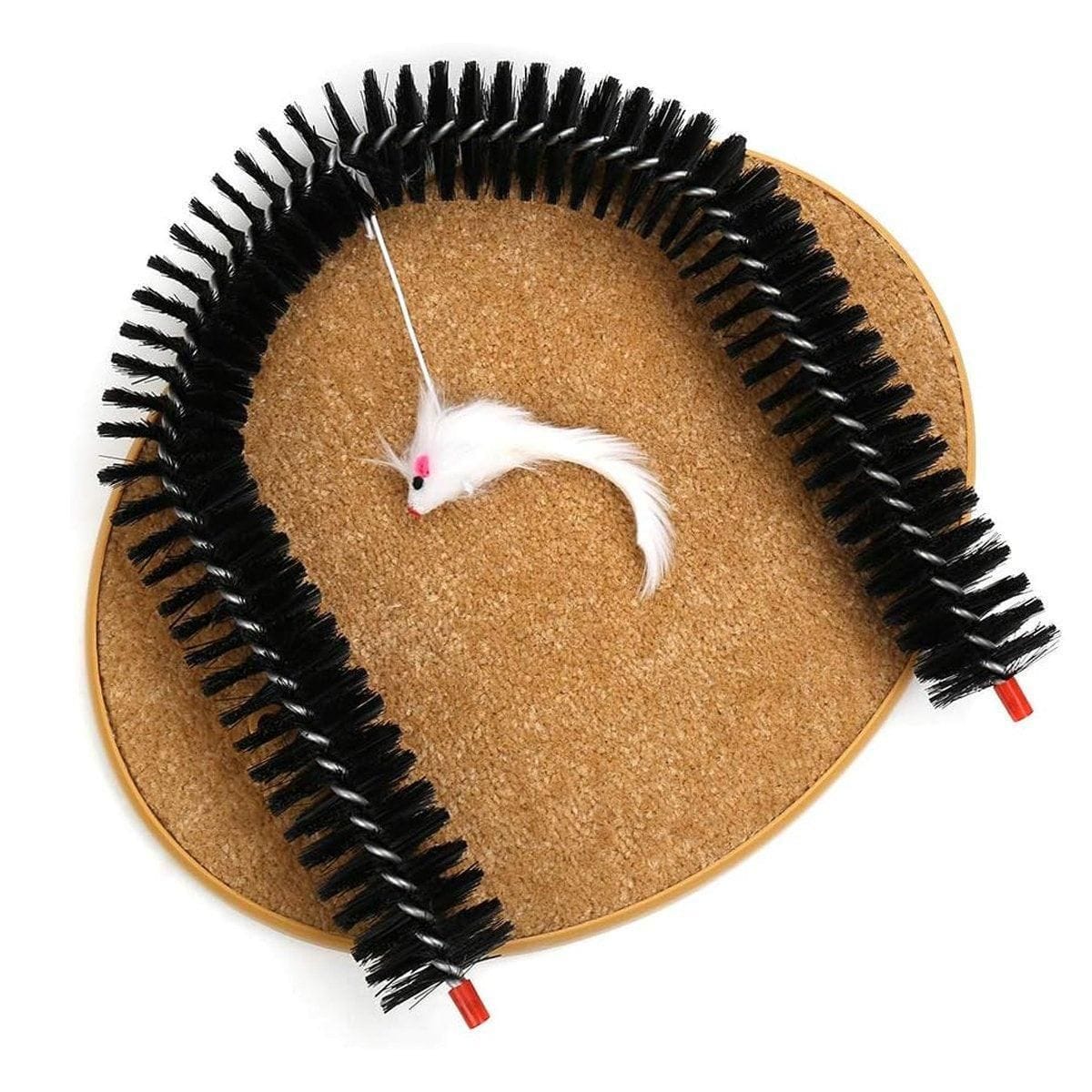 Spud Jax Petshop Arch Cat Scrub Brush Pet Grooming Toy Self Groomer Tickle Device for Cats Arch Cat Scrub Brush Pet Grooming Toy Self Groomer Tickle Device for Cats Pet Care > Cat Supplies > Cat Scratchers