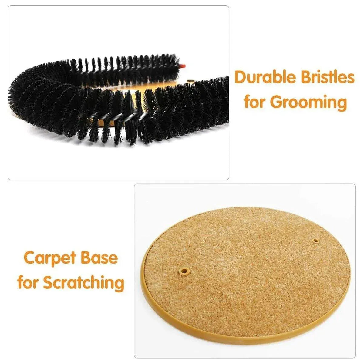 Spud Jax Petshop Arch Cat Scrub Brush Pet Grooming Toy Self Groomer Tickle Device for Cats Arch Cat Scrub Brush Pet Grooming Toy Self Groomer Tickle Device for Cats Pet Care > Cat Supplies > Cat Scratchers