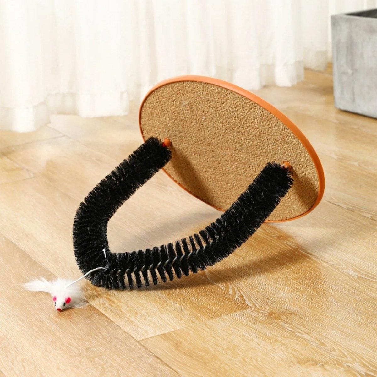 Spud Jax Petshop Arch Cat Scrub Brush Pet Grooming Toy Self Groomer Tickle Device for Cats Arch Cat Scrub Brush Pet Grooming Toy Self Groomer Tickle Device for Cats Pet Care > Cat Supplies > Cat Scratchers